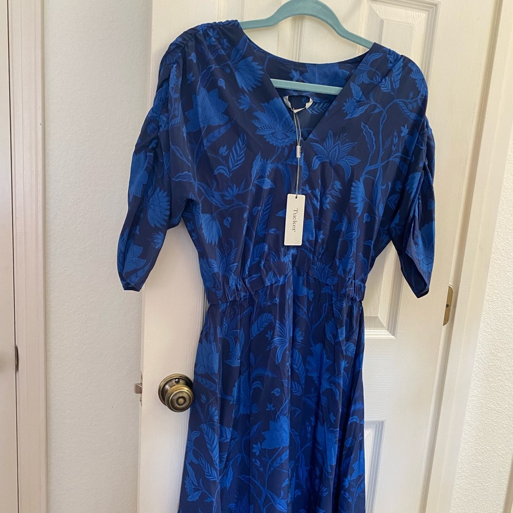 Tucker NYC ‘The Market’ 100% silk dress, tags on